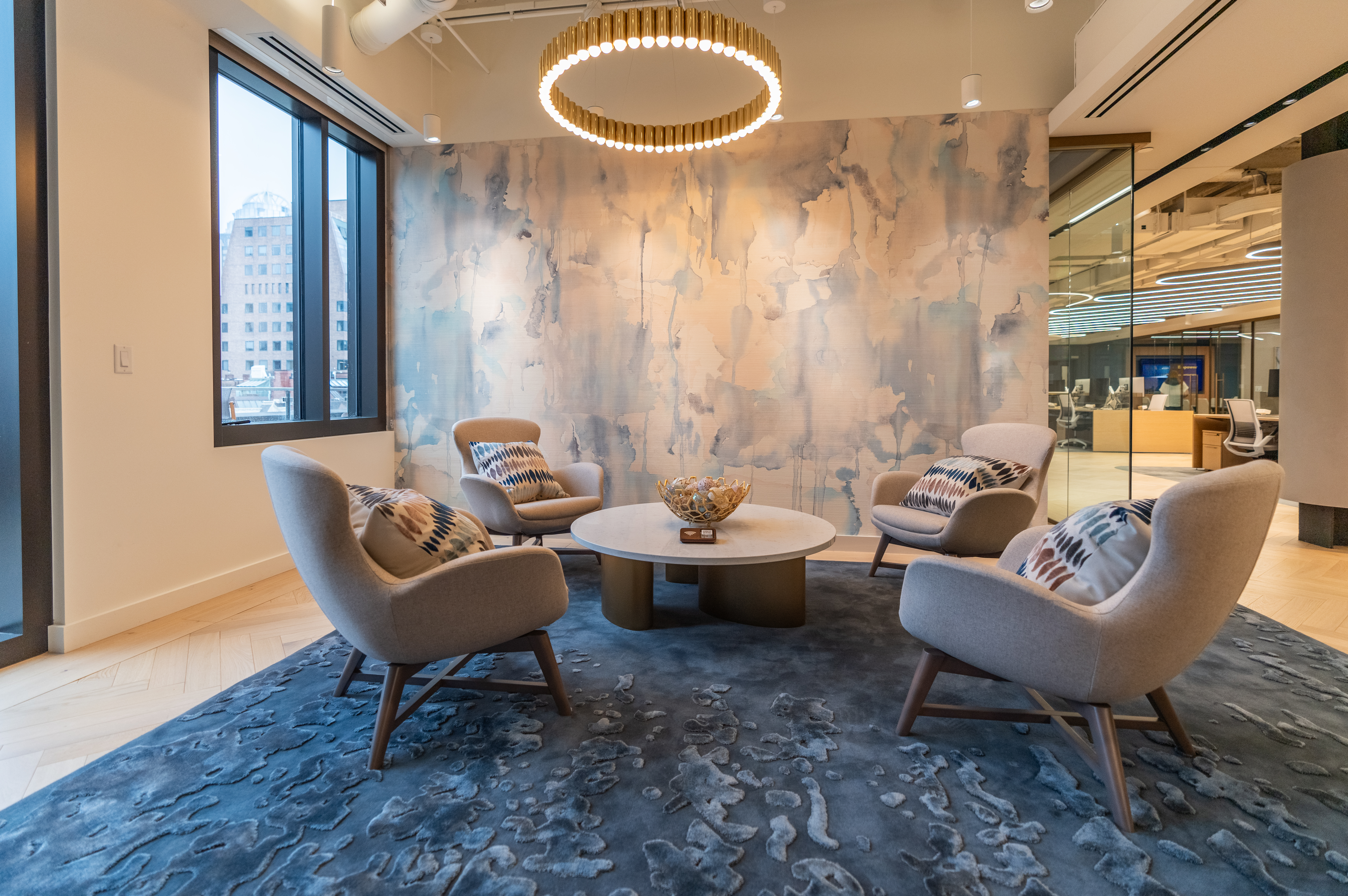 Sitting area - MetroWall LP Series on Corner_149 Newbury Street